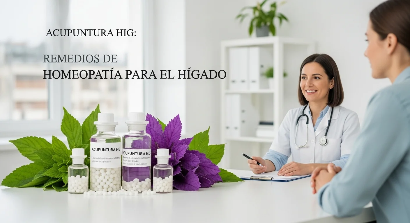 Remedios homeopáticos de Acupuntura Hig en frascos con glóbulos y diluciones