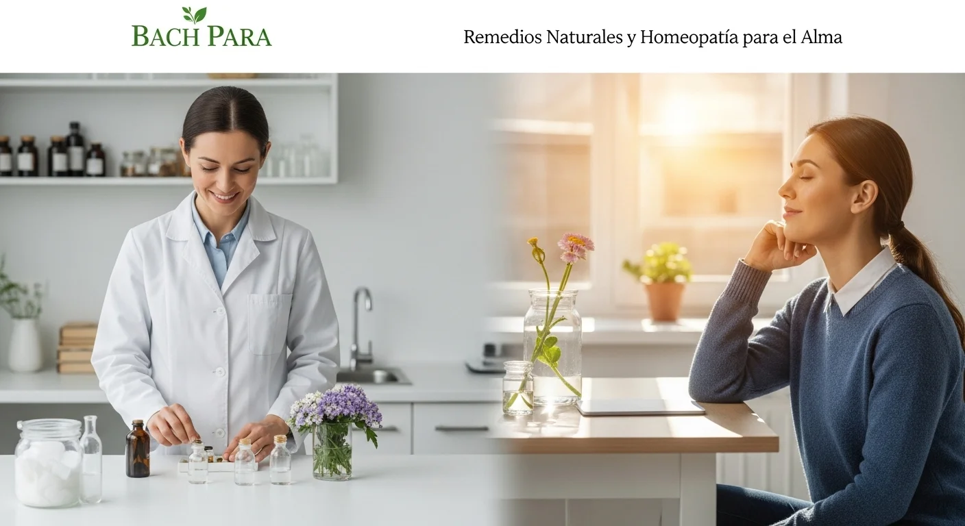 Preparación y uso de Bach Para en tratamientos homeopáticos naturales