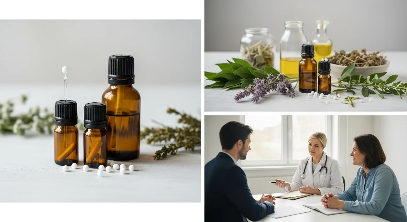 Remedios homeopáticos de Bajar La Fiebre en frascos con glóbulos y diluciones