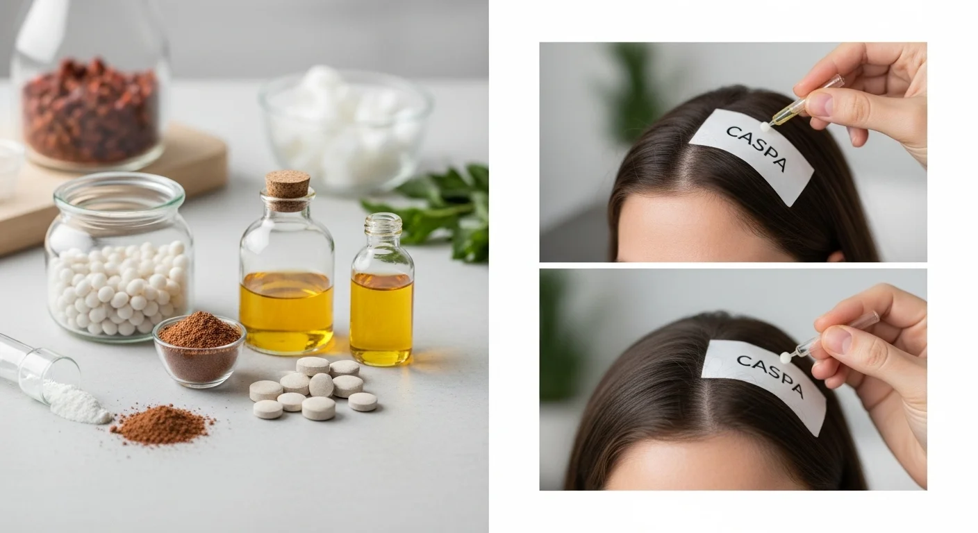 Preparación y uso de Caspa en tratamientos homeopáticos naturales