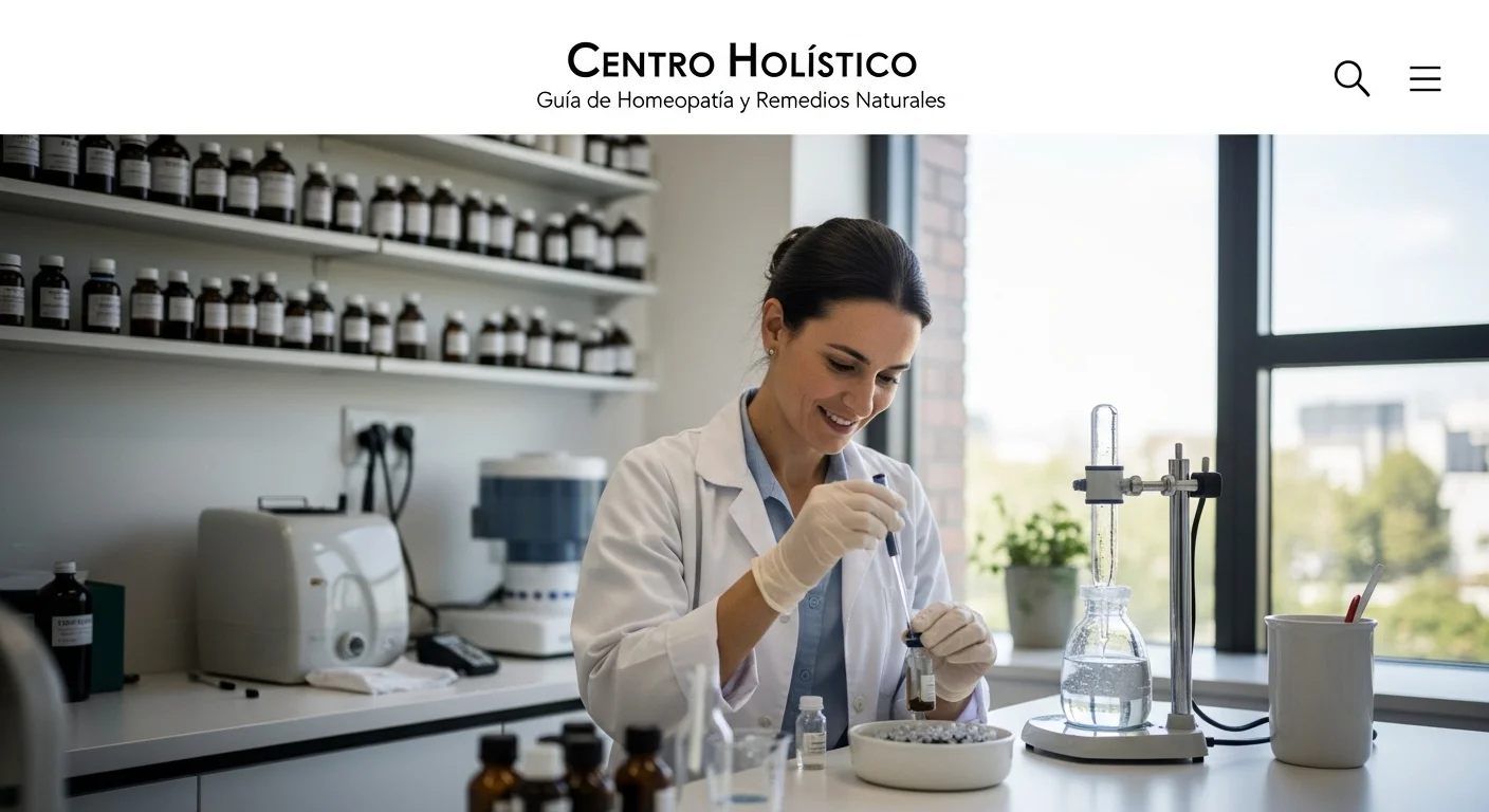 Preparación y uso de Centro Holistico en tratamientos homeopáticos naturales