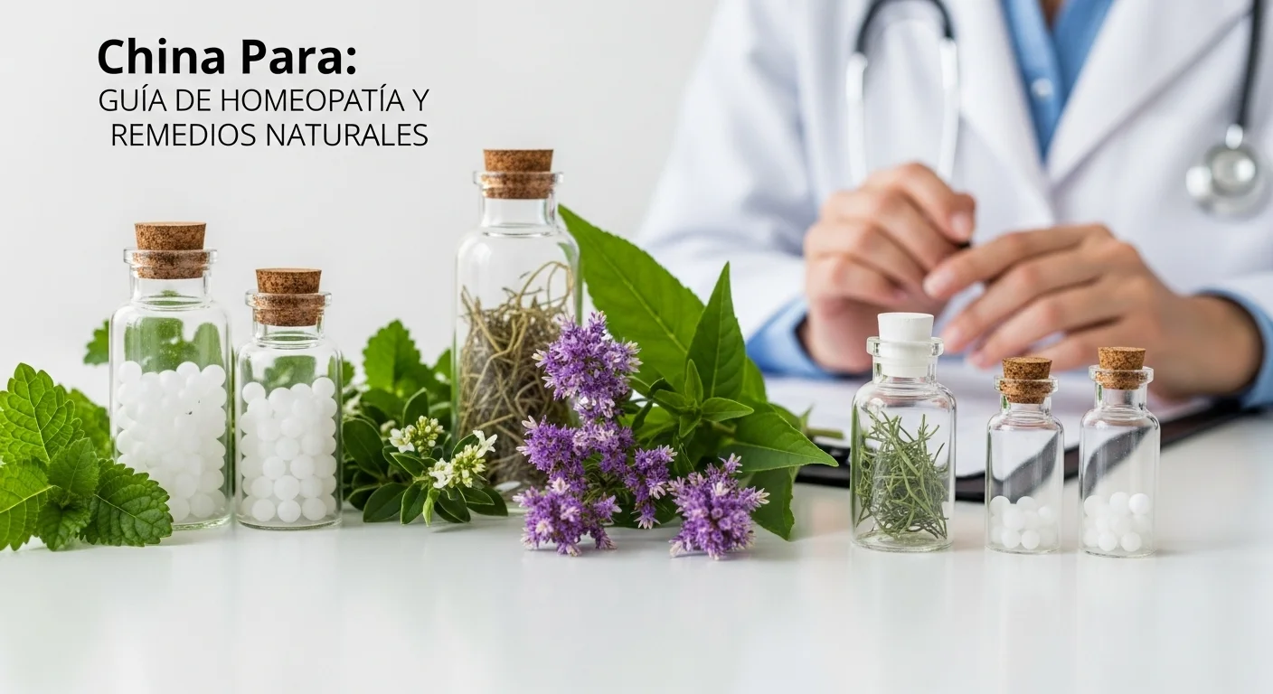Remedios homeopáticos de China Para en frascos con glóbulos y diluciones