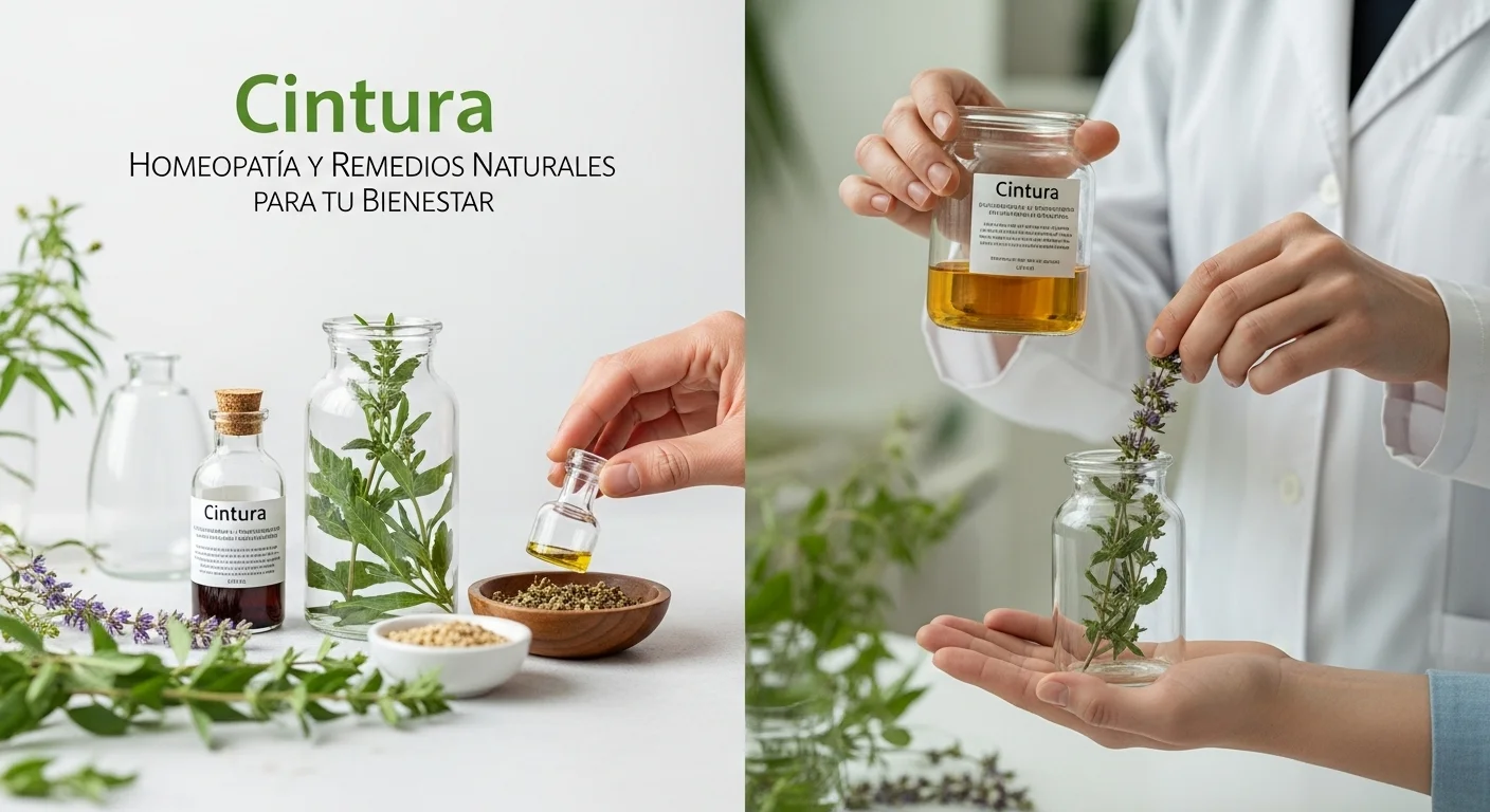Preparación y uso de Cintura en tratamientos homeopáticos naturales