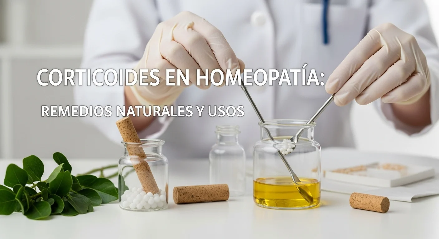 Preparación y uso de Corticoides en tratamientos homeopáticos naturales