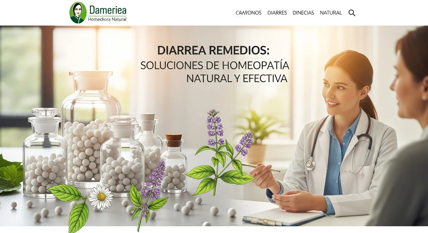 Remedios homeopáticos de Diarrea Remedios en frascos con glóbulos y diluciones