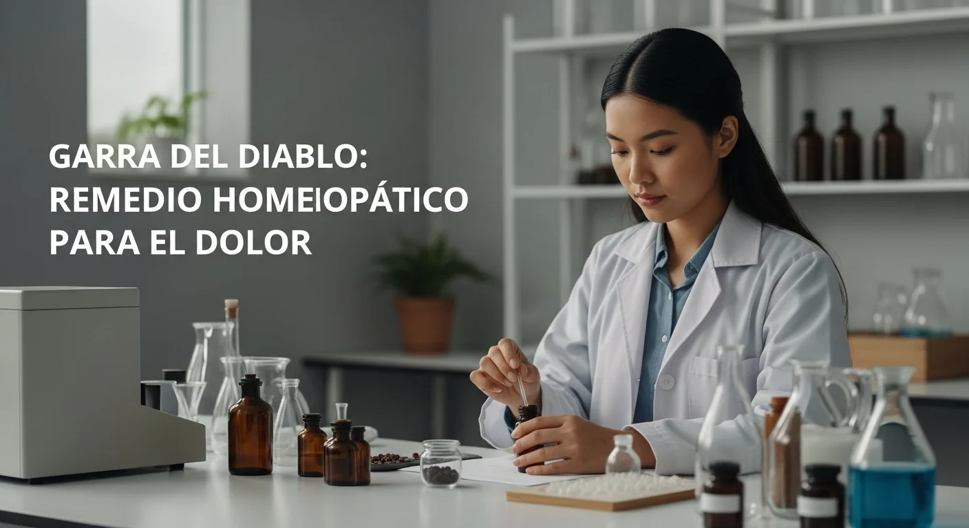 Preparación y uso de Garra Del Diablo en tratamientos homeopáticos naturales