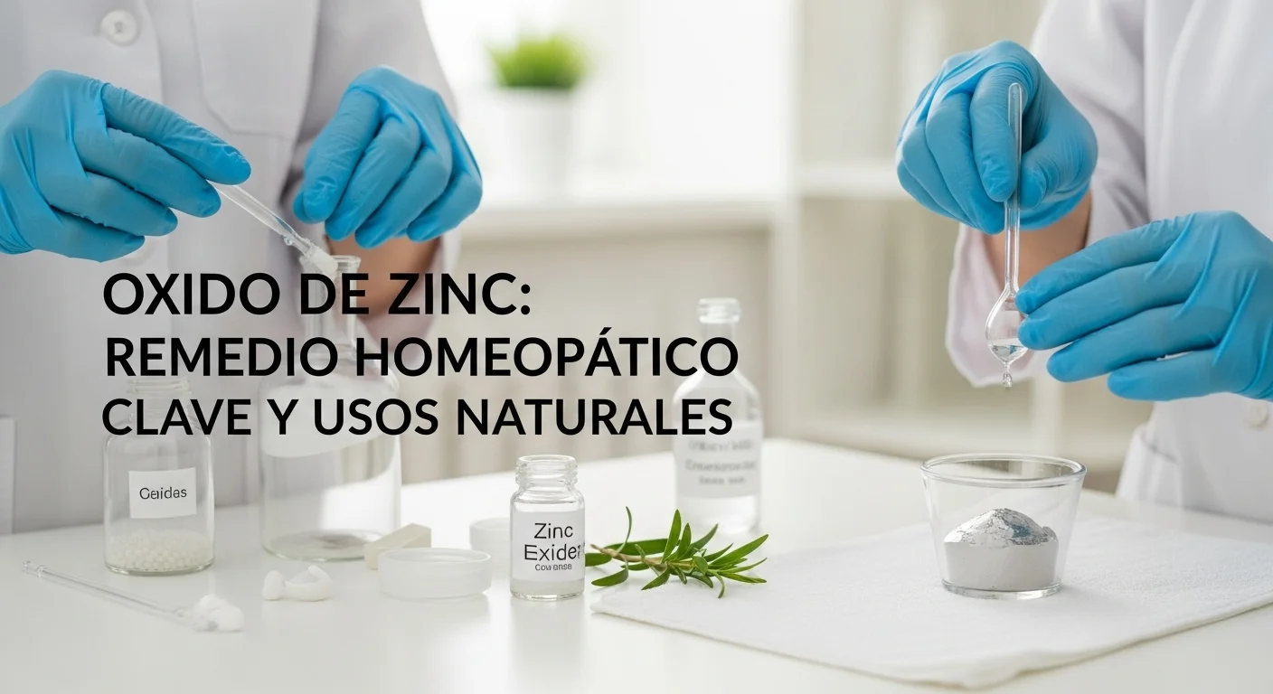 Preparación y uso de Oxido De Zinc en tratamientos homeopáticos naturales