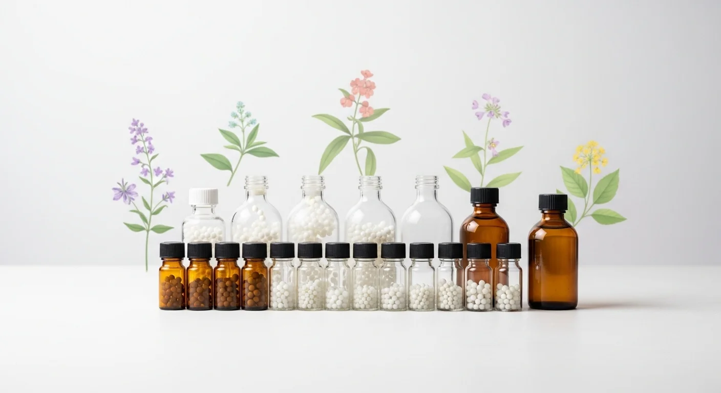 Remedios homeopáticos de Para Alergias en frascos con glóbulos y diluciones