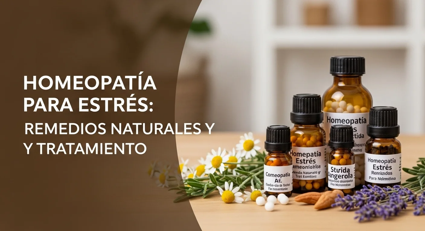Remedios homeopáticos de Para Estrés en frascos con glóbulos y diluciones