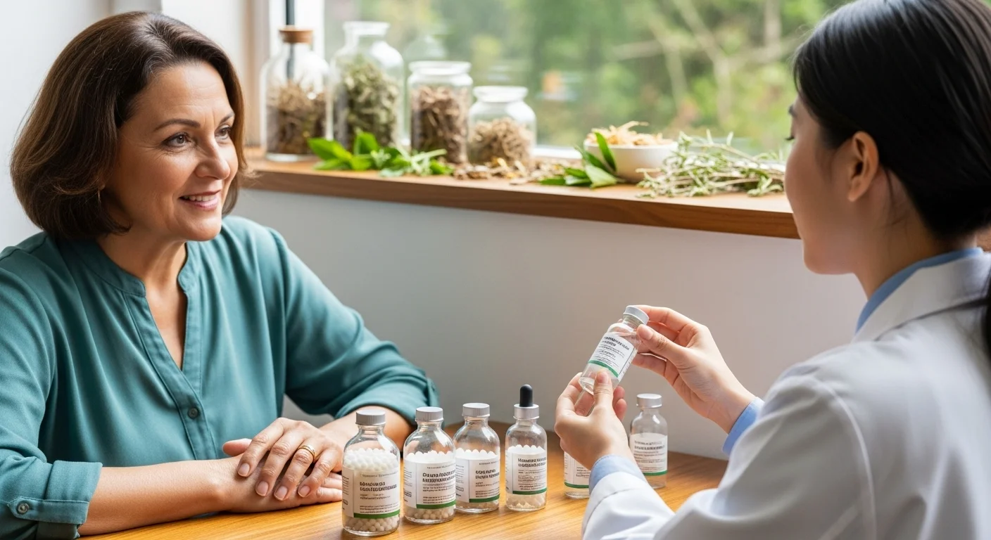 Remedios homeopáticos de Presión Baja en frascos con glóbulos y diluciones