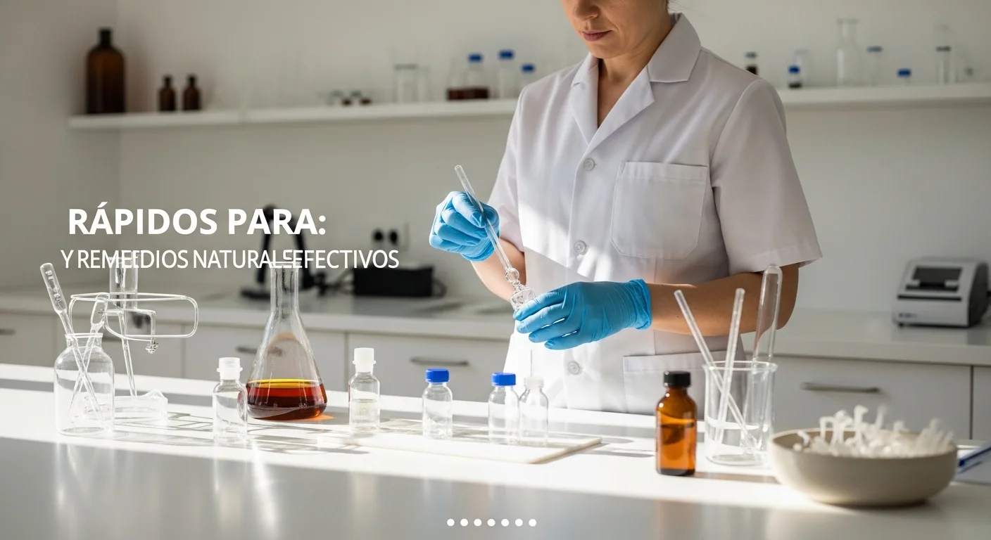 Preparación y uso de Rápidos Para en tratamientos homeopáticos naturales