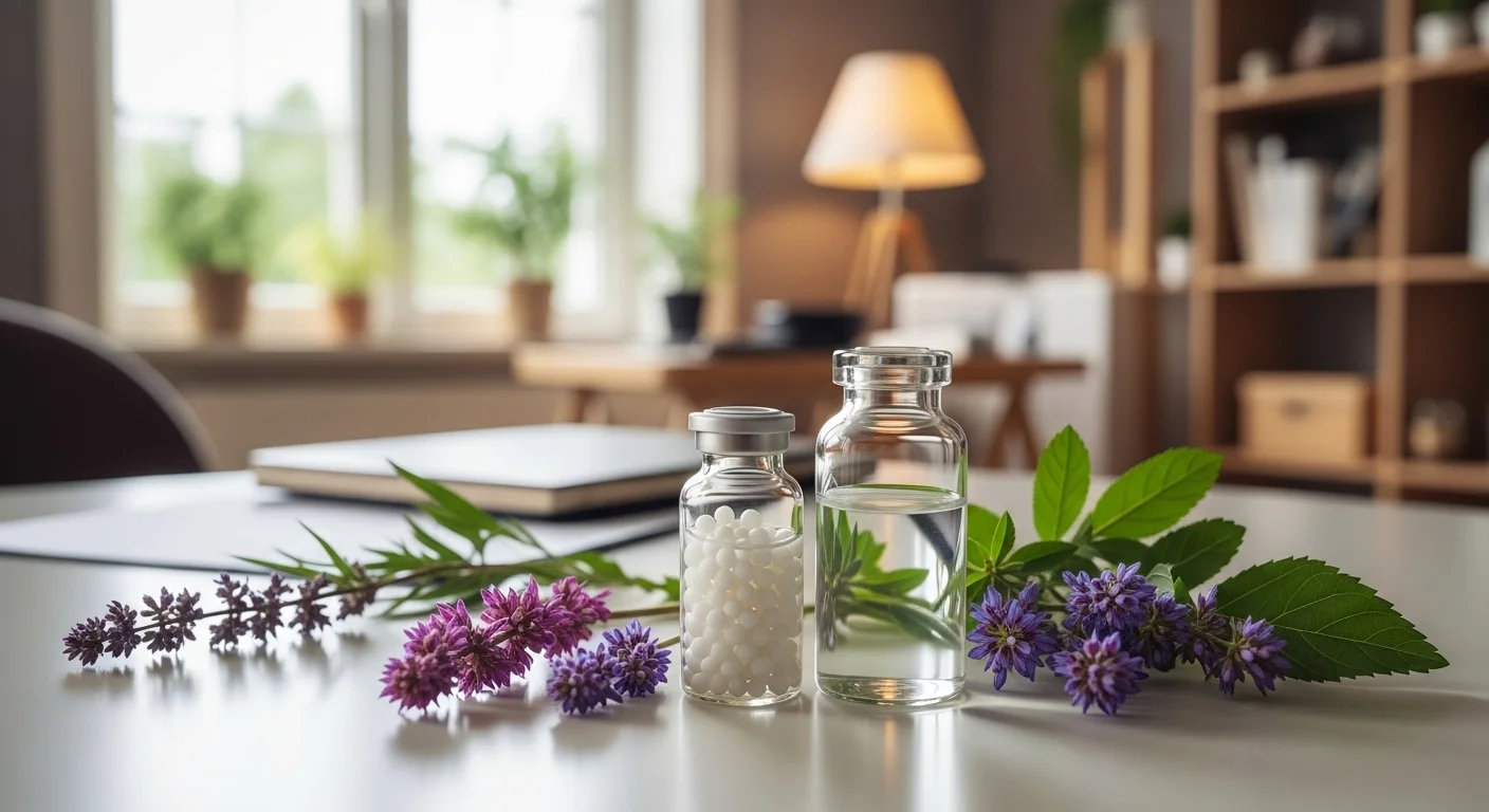 Remedios homeopáticos de Resaca en frascos con glóbulos y diluciones