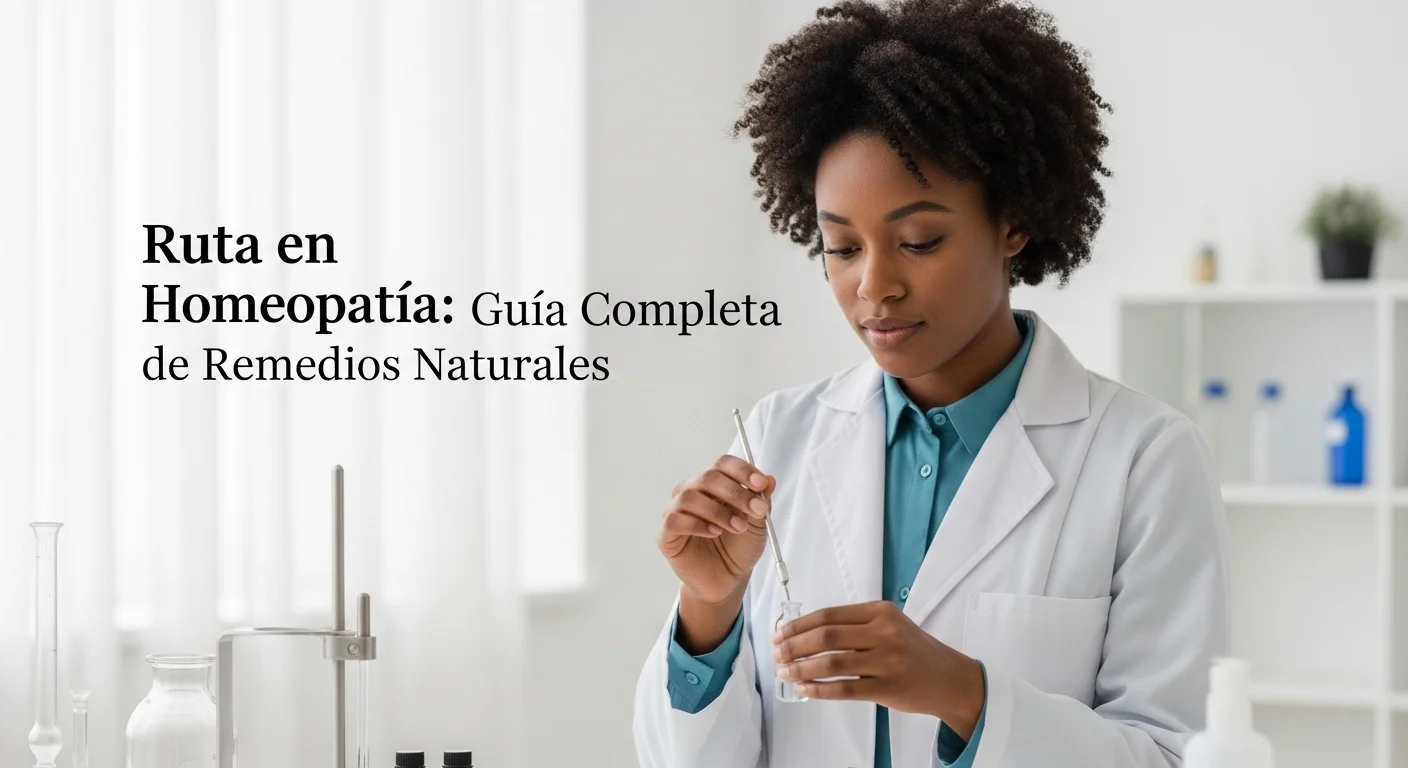 Preparación y uso de Ruta en tratamientos homeopáticos naturales
