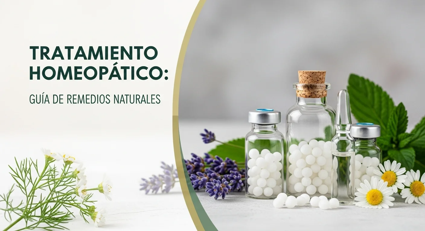 Remedios homeopáticos de Tratamiento en frascos con glóbulos y diluciones